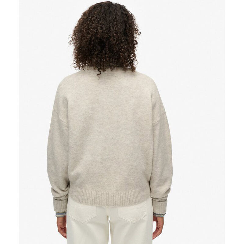 Superdry Slouchy Crew Neck Jumper image number 1